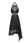 SWAYING/KNIT Crochet Backless Dress SW22SSL38 Black